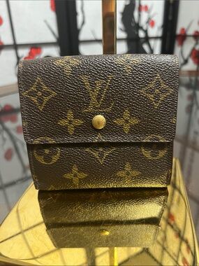 Louis Vuitton Monogram Compact Wallet - Brown & Gold